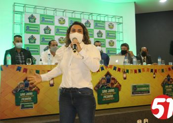 Prefeita Cordélia Torres concede coletiva para a imprensa regional, fala do São João, do Pedrão, da “live” e de todo processo administrativo.