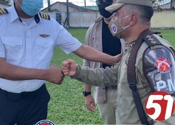 7ª CIPM presta apoio à vinda do governador á Eunápolis.