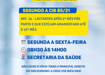 VACINAÇÃO COVID-19, PARA MÃES LACTANTES