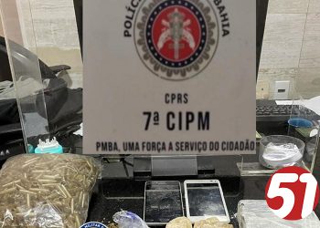 Denúncia leva polícia prender muita droga no bairro Alegria