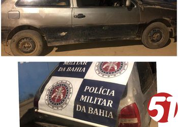 Carro é roubado e PM recupera o veículo.