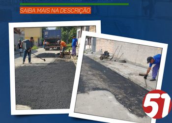 Operação tapa-buracos beneficia ruas em diversos bairros