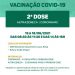 Chamada para a 2ª dose da vacinação