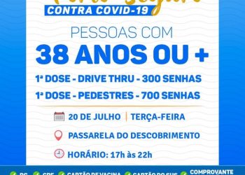DRIVE THRU 🚘 PEDESTRES VACINAÇÃO CONTRA A COVID-19