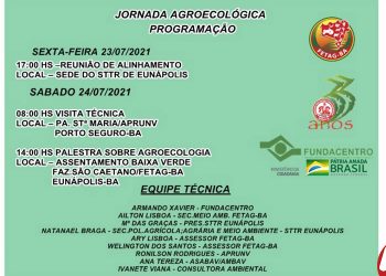 Agroecologia e agricultura sustentável, uma atração muito importante para todos.