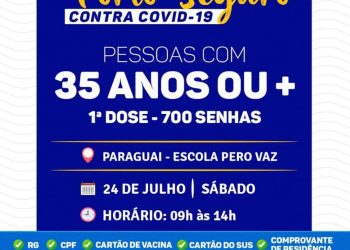 VEM, VEM VACINAR VOCÊ TAMBÉM, SÁBADO É DIA DE VACINAÇÃO CONTRA A COVID-19