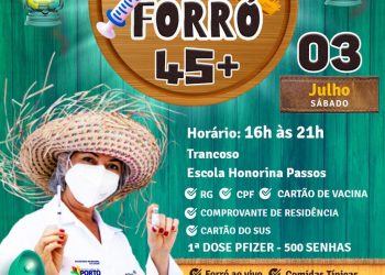 VACINA COM FORRÓ NÃO HÁ NADA MELHOR!