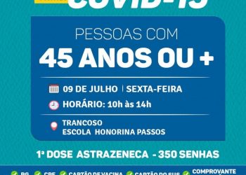 VEM, VEM VACINAR VOCÊ TAMBÉM NA TERRA MÃE DO BRASIL O FOCO É VACINAR!