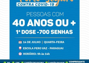 VEM, VEM VACINAR VOCÊ TAMBÉM!