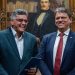 EM BRASÍLIA, PREFEITO JÂNIO SE REÚNE COM O MINISTRO TARCÍSIO