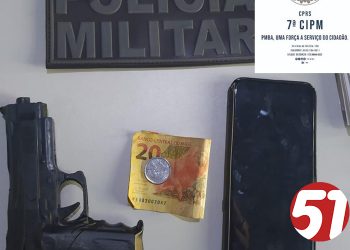 PM em Itapebi prende homens com simulacro de arma de fogo, eles queriam brincar de bang, bang?