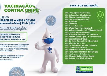 💉 [INTENSIFICAÇÃO DE VACINAÇÃO CONTRA GRIPE Influenza h1n1]