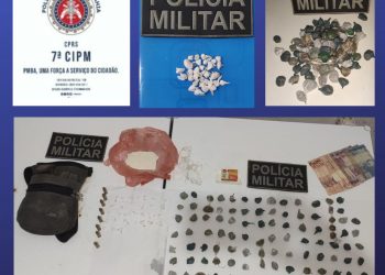 Trocaram tiros com a polícia, fugiram mas perderam toda droga.