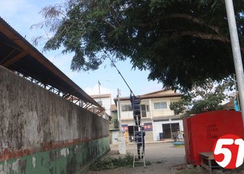 Prefeitura promove poda de árvores na cidade.