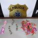EUNÁPOLIS. POLÍCIA CIVIL APREENDE DROGA EM PODER DA COMPANHEIRA DE TATÁ.