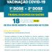 VACINA COVID-19 1ª e 2ª dose para trabalhadores de saúde a partir de 18 anos