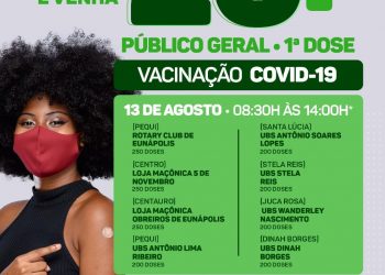 VACINA COVID-19 1ª dose para o público a partir de 29 anos 💉