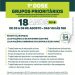 VACINA COVID-19 – 1ª dose para grupos prioritários a partir de 18 anos