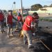 DENIT, faz obras em frente ao IFBA
