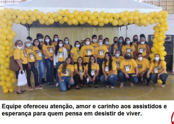 Saúde Mental do munícipio inicia o setembro amarelo com o projeto “ Viver  é a melhor opção”.