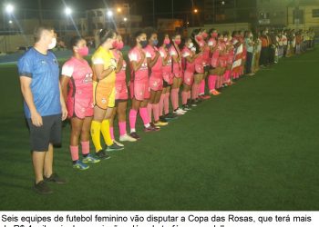Secretaria de Esporte realiza abertura do torneio de futebol feminino “Copa das Rosas” em Eunápolis