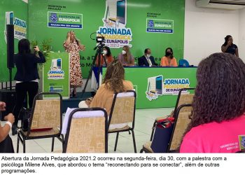 Jornada Pedagógica é finalizada com resultado positivo para educação pública municipal de Eunápolis