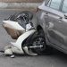 Acidente entre carro e moto, é pra fazer repensar as leis de trânsito.