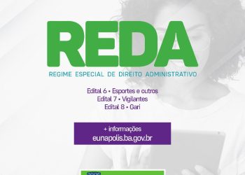 As inscrições temporárias para o REDA, da prefeitura municipal irá até o dia 3/11.