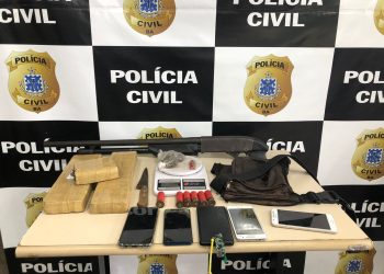 Policiais Civis da Costa do Descobrimento efetuam prisões e apreensão de drogas e armas durante segunda etapa da Operação Unum Corpuns.