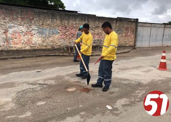 Prefeitura de Eunápolis inicia serviços da megaoperação “Tapa-Buracos