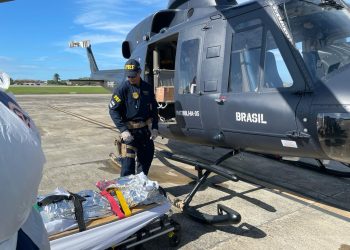 POLICIA RODOVIÁRIA FEDERAL, promove ações humanitárias com grupamento aerotático.