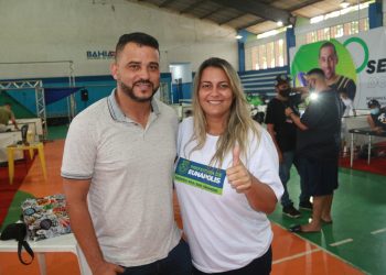 Tatuadores, nesta 2ª etapa, receberam a visita da secretária de educação e do secretário de esportes.