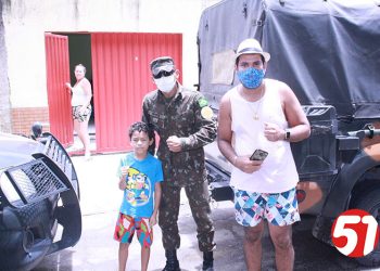Exército Brasileiro, chega a Eunápolis, para ajuda humanitária em toda a região, atingida pelas últimas chuvas.