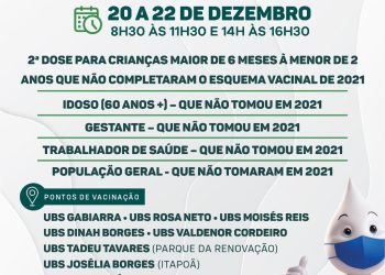 Secretaria de Saúde de Eunápolis disponibiliza vacinação contra a Influenza
