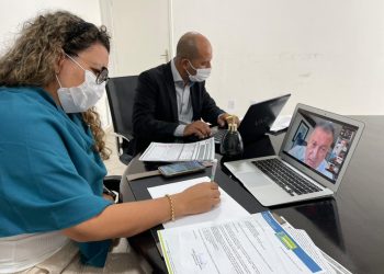 Prefeita Cordélia Torres e outros gestores da região participam de videoconferência com o governador Rui Costa