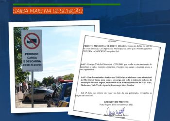 Mobilidade Urbana – Prefeitura de Porto Seguro determina novos horários de carga e descarga