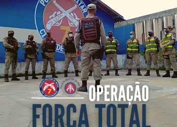 PM  da Bahia lança operação FORÇA TOTAL
