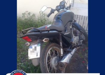 PM prende motoqueiro com cópia de habilitação vencida e, de fogo, dançou igual azeitona na boca de banguelo.