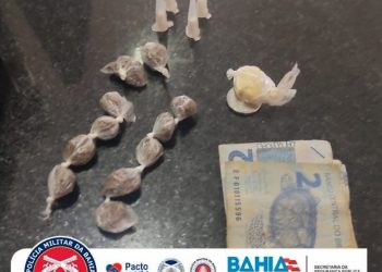 POLICIAIS DA 7ª CIPM-EUNÁPOLIS PRENDEM HOMEM POR TRÁFICO DE DROGAS EM ITAGIMIRIM