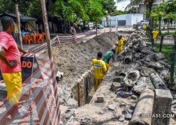 Começam as obras de drenagem na Cidade Histórica 🚧