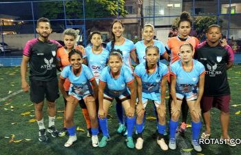 A praça da Liberdade, também está sediando o campeonato feminino de futebol.