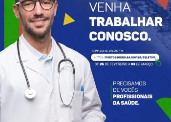 Atenção profissional da saúde aqui tem vaga para você!