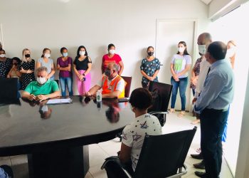 Vigilância Sanitária palestra sobre medidas de prevenção à Covid-19 para servidores do gabinete