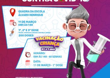 PREPARA O BRAÇO 💪🏽 NO BAIANÃO TEM 1ª, 2ª E 3ª DOSE DA VACINA CONTRA A COVID-19 E PARA A CRIANÇADA DE 5 A 11 ANOS TAMBÉM!
