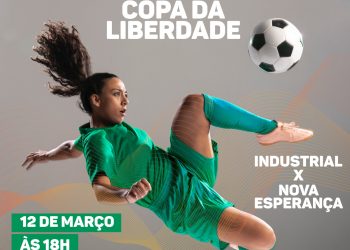 Neste sábado, a grande final de futebol feminino na praça da Liberdade.
