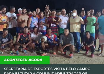 Belo Campo recebe visita técnica visando incentivos ao esporte ⚽️