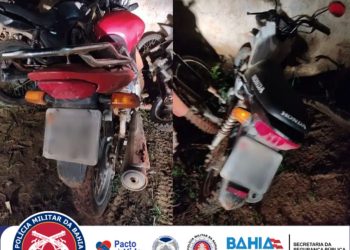 POLICIAIS DA 7ª CIPM RECUPERAM DUAS MOTOS ROUBADAS EM GUARATINGA
