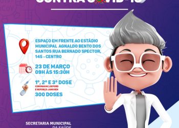 PREPARA O BRAÇO 💪🏽 NO CENTRO TEM 1ª, 2ª E 3ª DOSE DA VACINA CONTRA A COVID-19