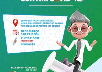 PREPARA O BRAÇO 💪🏽 NO CENTRO TEM 1ª, 2ª E 3ª DOSE DA VACINA CONTRA A COVID-19