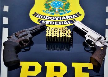 Empresário é preso na BR 407 com armas de fogo e munições apreendidas dentro de caminhonete